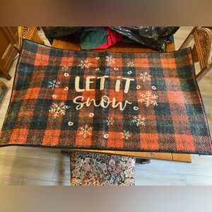 Plaid Rug for Christmas